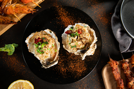 海鲜烧烤扇贝粉丝