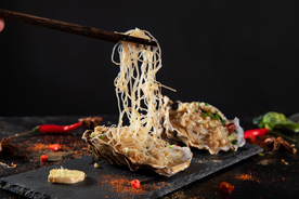 海鲜烧烤扇贝粉丝