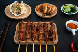 烤肉撸串烤串烧烤图片