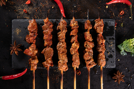 烤肉撸串烤串烧烤图片
