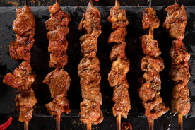 烤肉撸串烤串烧烤图片