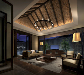 接待室效果图