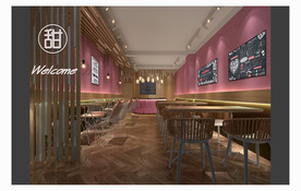 糖水店、甜品店效果图