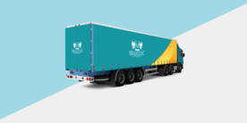 大车车身广告样机