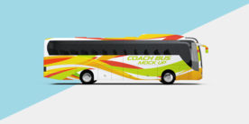 大巴车身广告样机