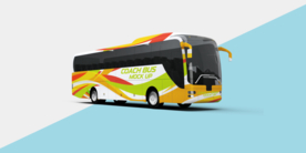 大巴车身广告样机