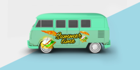 大巴车身广告样机