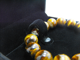 虎睛石貔貅佛珠手链