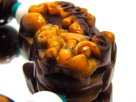 虎睛石貔貅佛珠手链