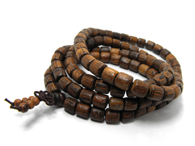 108颗鸡翅木桶珠佛珠手