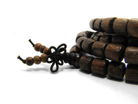 108颗鸡翅木桶珠佛珠手