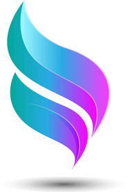 logo 标志 辅助图形 渐变