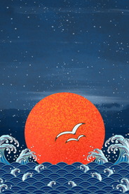 新中式海报背景