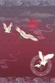 新中式海报背景