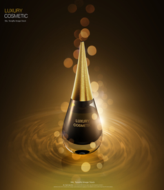 华丽化妆品海报