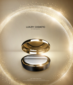 华丽化妆品海报