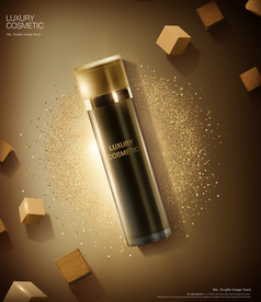 华丽化妆品海报