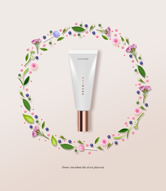 简约化妆品海报