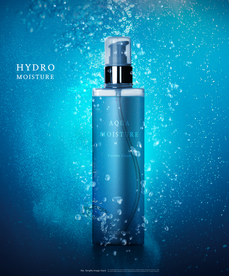 水动态化妆品海报