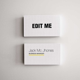 名片样机效果图