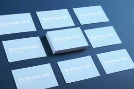 名片样机效果图