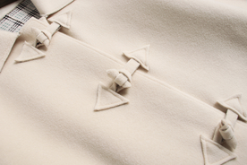 三角型毛呢纽扣