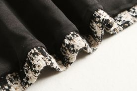 高端黑白面料