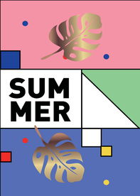 几何拼接排版设计