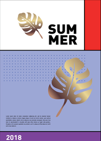 几何拼接排版设计