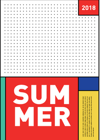 几何拼接排版设计