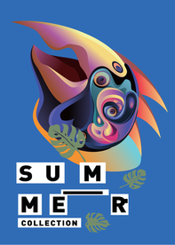 抽象炫彩液态图案