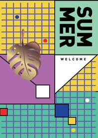 几何拼接排版设计