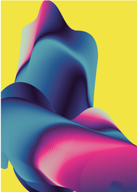 抽象炫彩液态图案