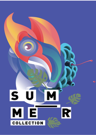 抽象炫彩液态图案