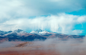 雪山冰川自然图片