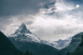 雪山冰川自然图片