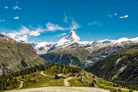 雪山冰川自然图片