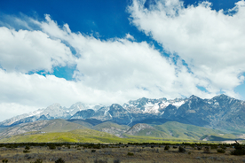 雪山冰川自然图片