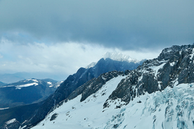 雪山冰川自然图片