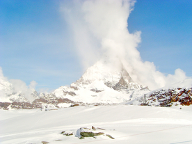 雪山冰川自然图片