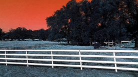 栅栏篱笆木栏围栏围墙图片