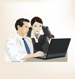 商务人物 漫画动画 动漫壁纸