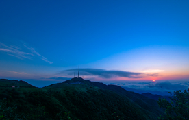 玉林大容山日出