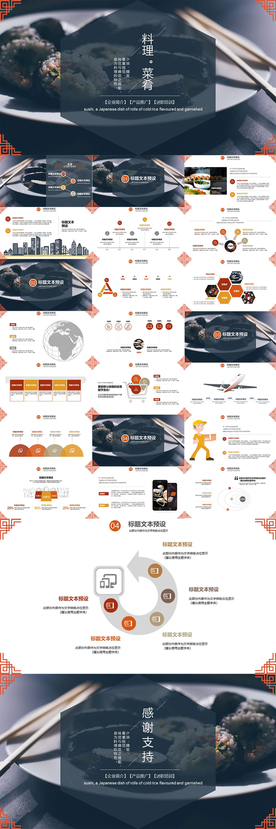 餐饮风PPT