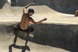 滑板休闲运动炫酷图片