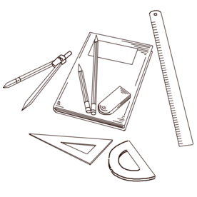 线稿 线稿素材 文具 小素材