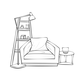 线稿 线稿素材 生活用品线稿