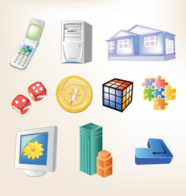 商务图标 办公图标 生活图标