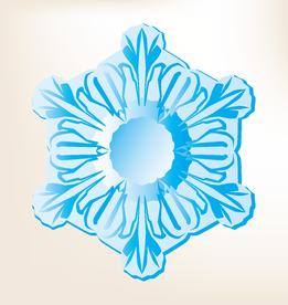 矢量雪花 雪花素材 雪花矢量素