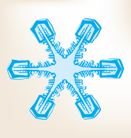 矢量雪花 雪花素材 雪花矢量素